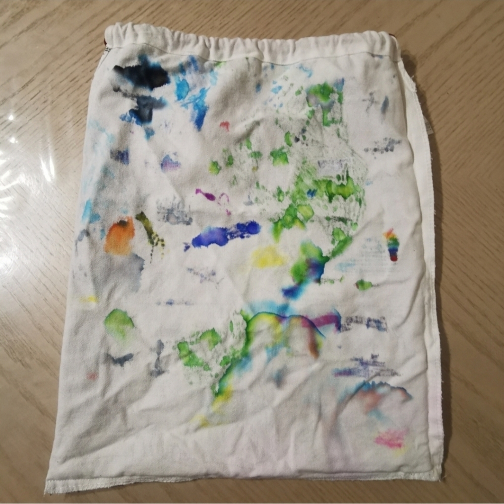 Cotton Canvas Drawstring Backpack - Picture 5 of 8